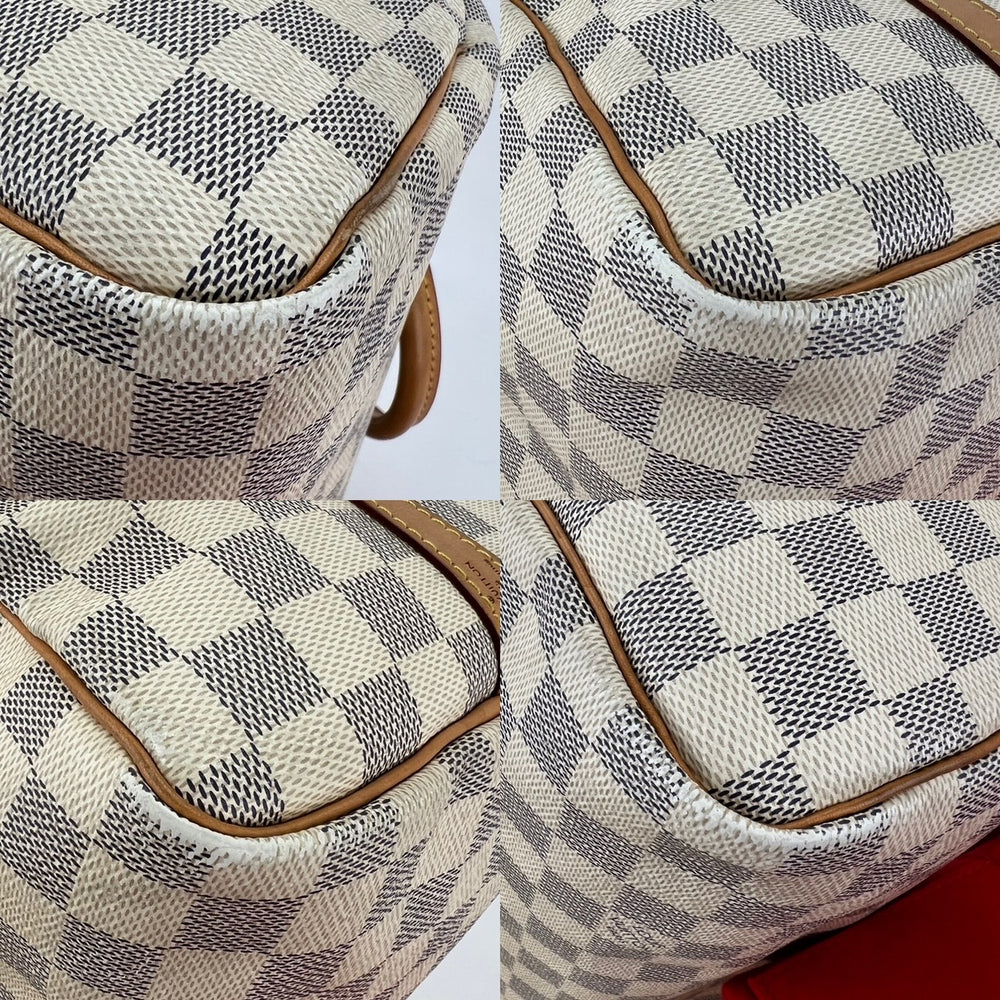 Louis Vuitton, Bags, Louis Vuitton Speedy Bandoulire 3 Handbag In Damier  Azur Canvas Wstrap