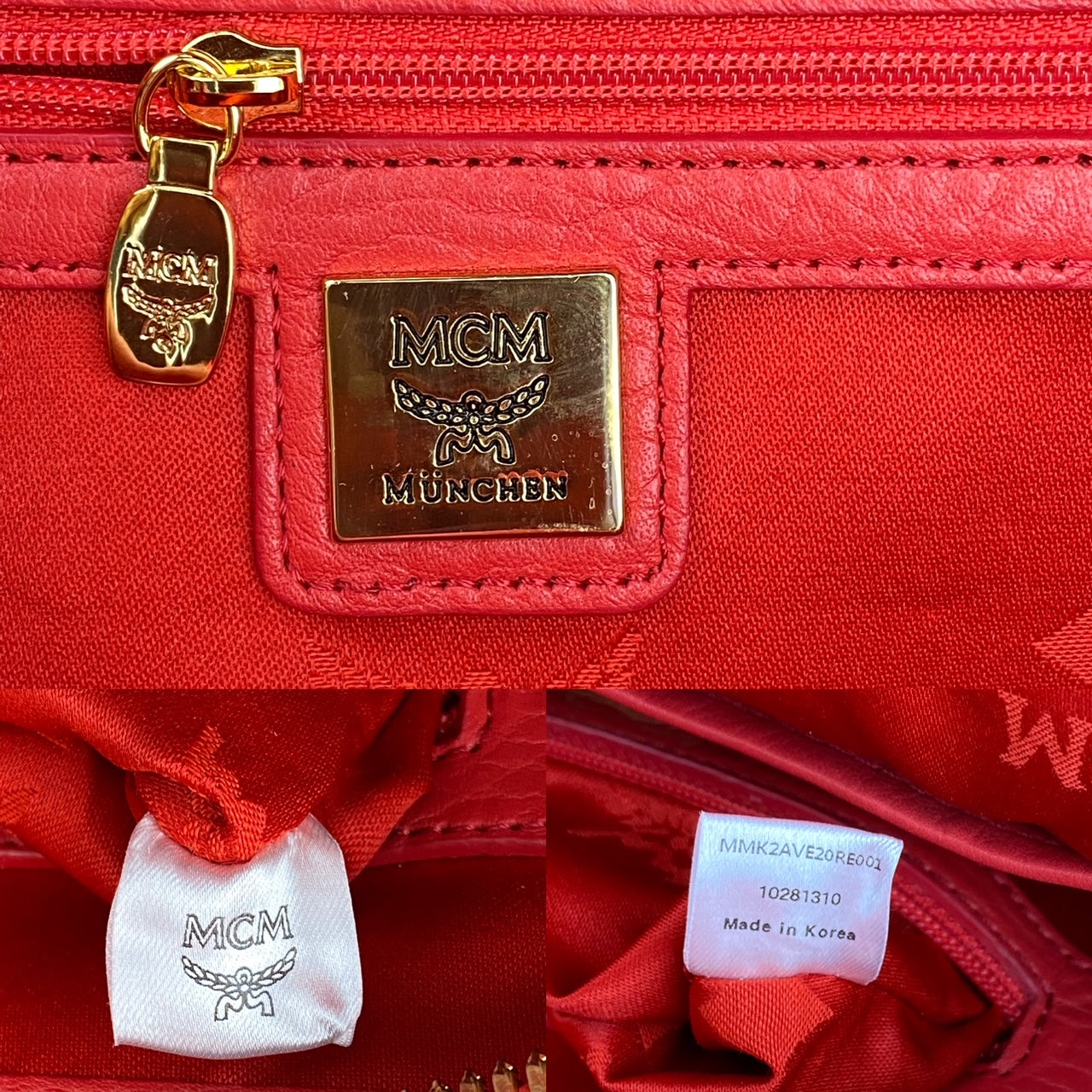 MCM, Bags, Mcm Authentic Mini Bucket Bag Cognac Leather Made In Korea