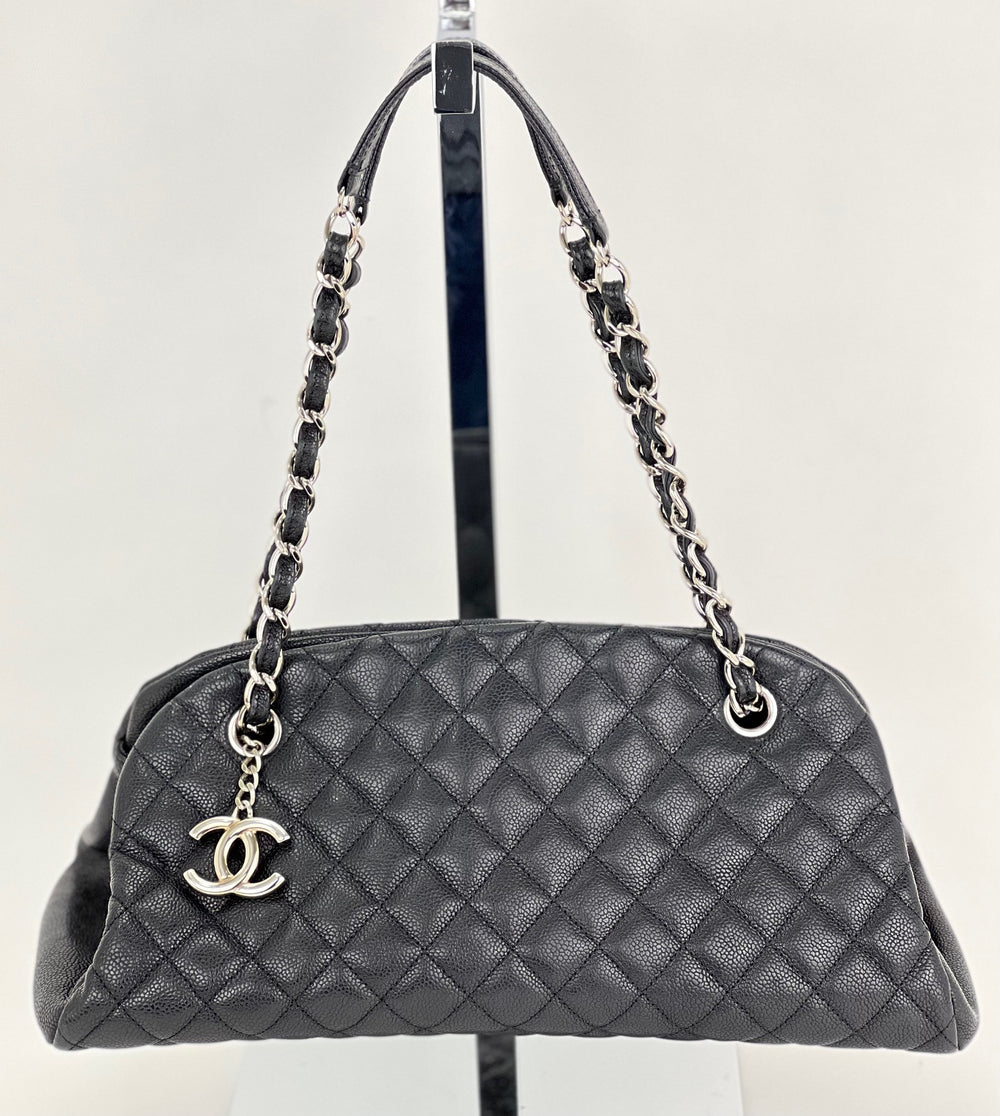 Chanel Just Mademoiselle Bag Quilted Calfskin Small Gold 218235246