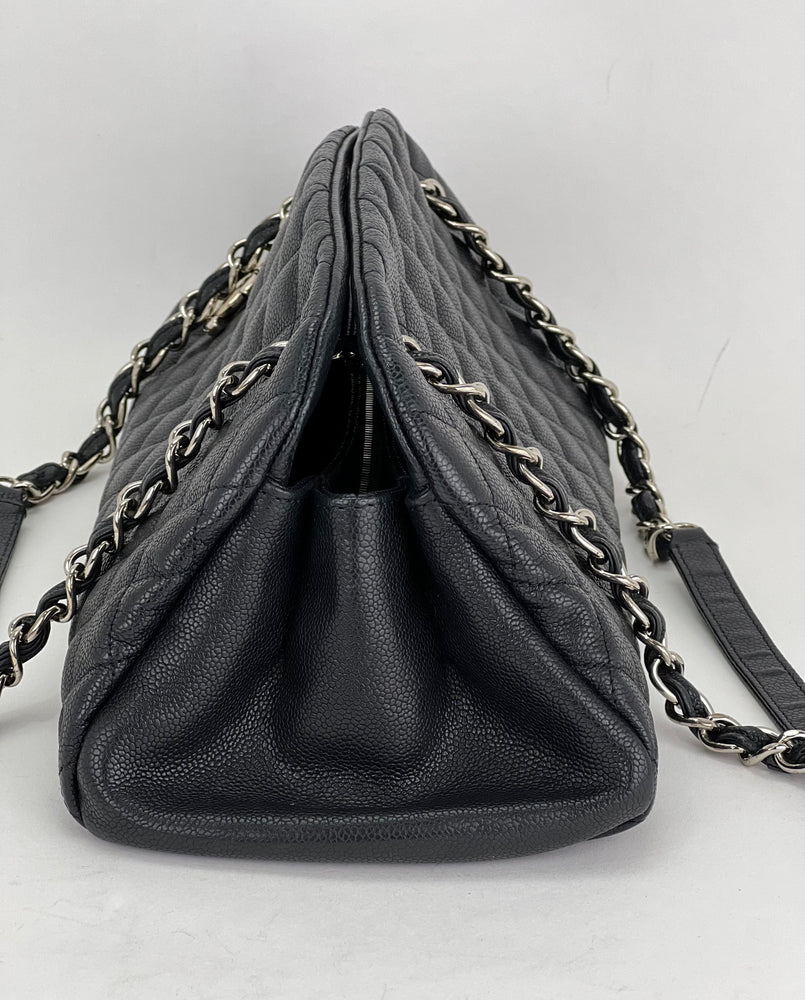 Debra PM Handbag in Black Quilted Lambskin