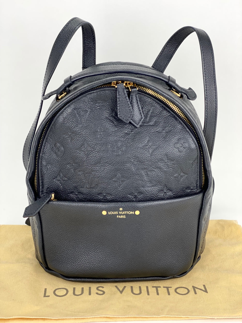 Pre-owned Louis Vuitton Backpack In Black