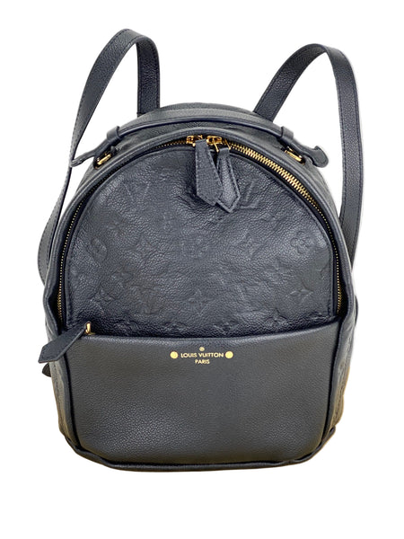 Louis Vuitton Black Monogram Empreinte Sorbonne Backpack M44016 CA4168 145122 Louis Vuitton 2018 Black Monogram Empreinte Sorbonne  main image 3