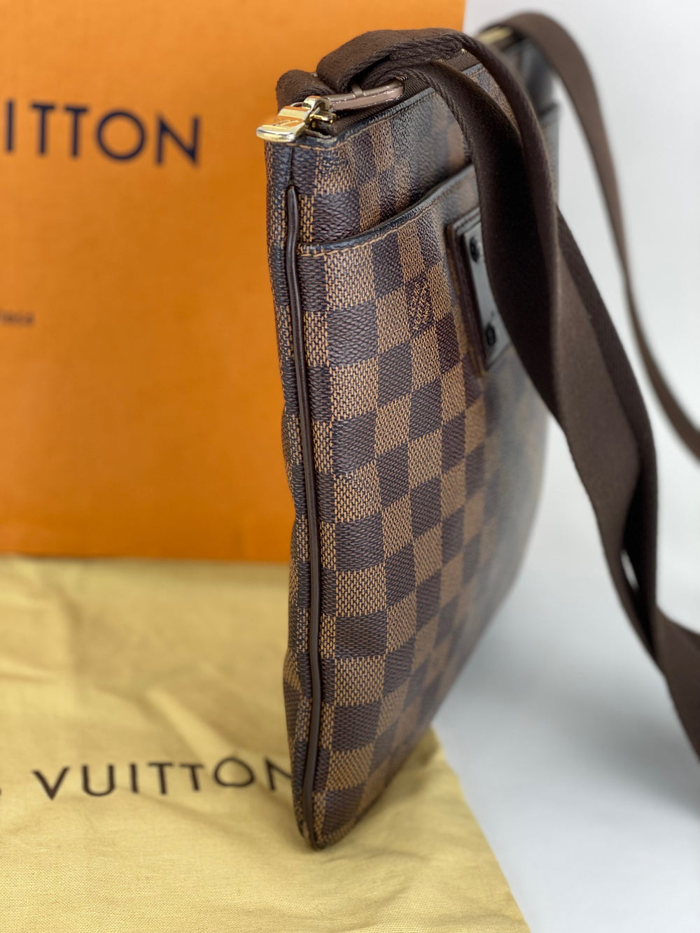 Louis Vuitton e Damier Ebene Crossbody - LVLENKA Luxury