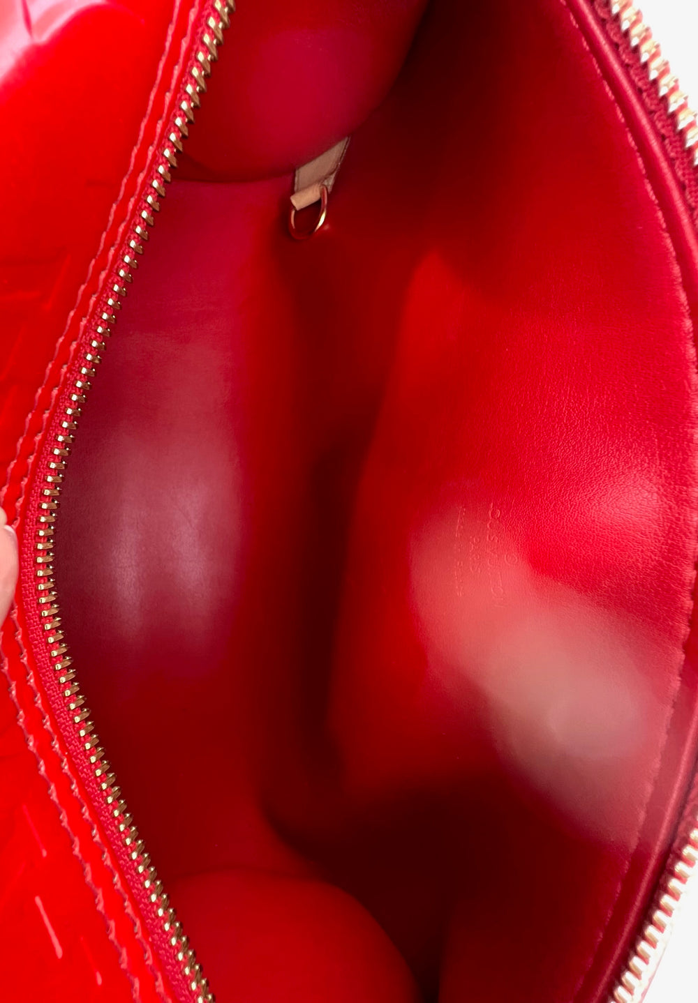 LOUIS VUITTON Handbag Papillon 30 Red Vernis Leather Vintage