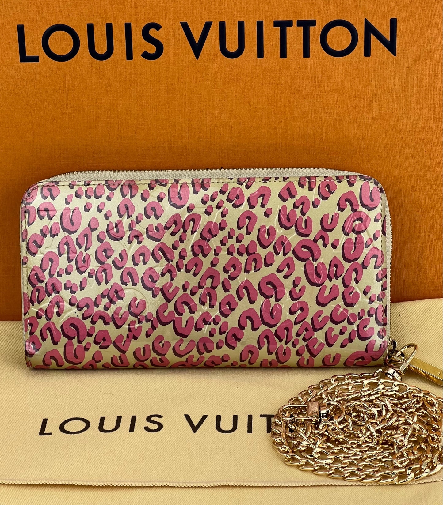 Louis Vuitton Zippy Stephan Sprouse Crossbody Wallet