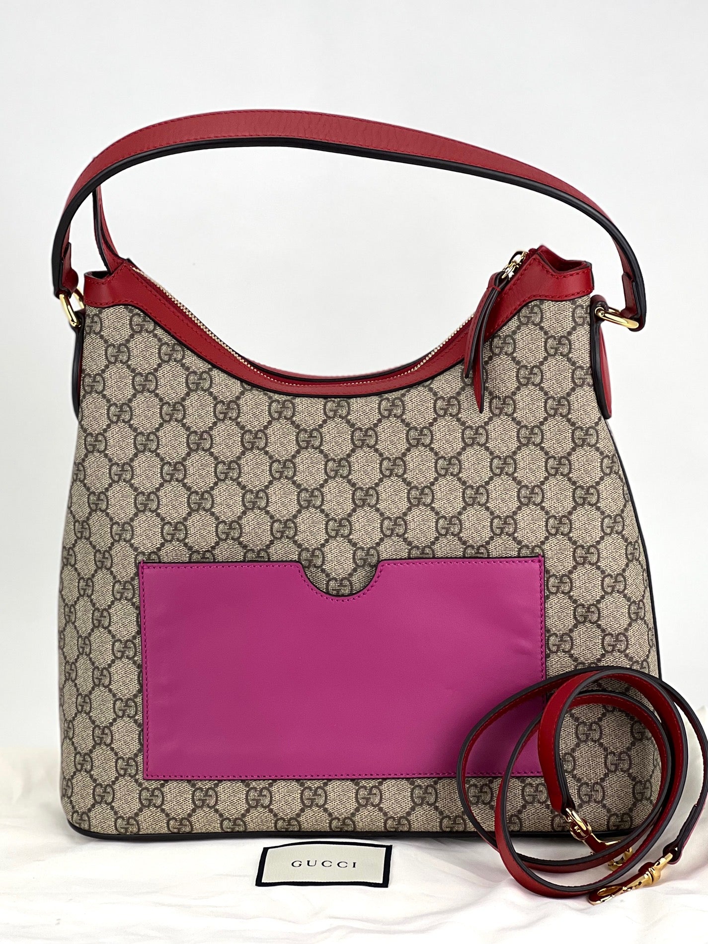 Gucci Jackie Bag in Red GG Canvas