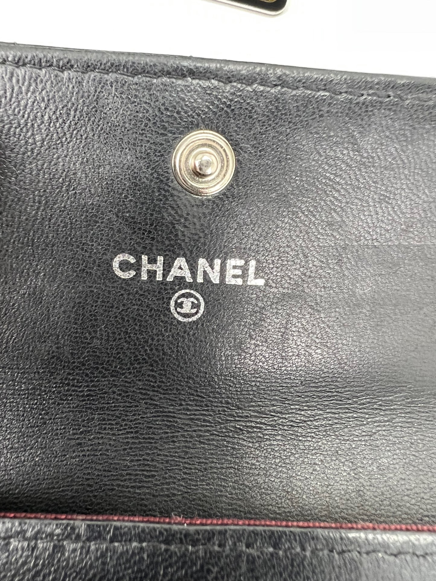 Chanel Classic Flap Quilted Mini Wallet Preowned