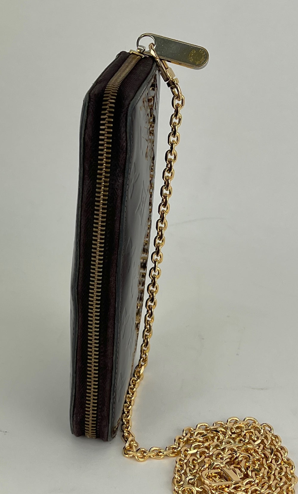 Louis Vuitton Black Monogram Vernis Zippy Long Wallet Leather Patent leather  ref.596094 - Joli Closet