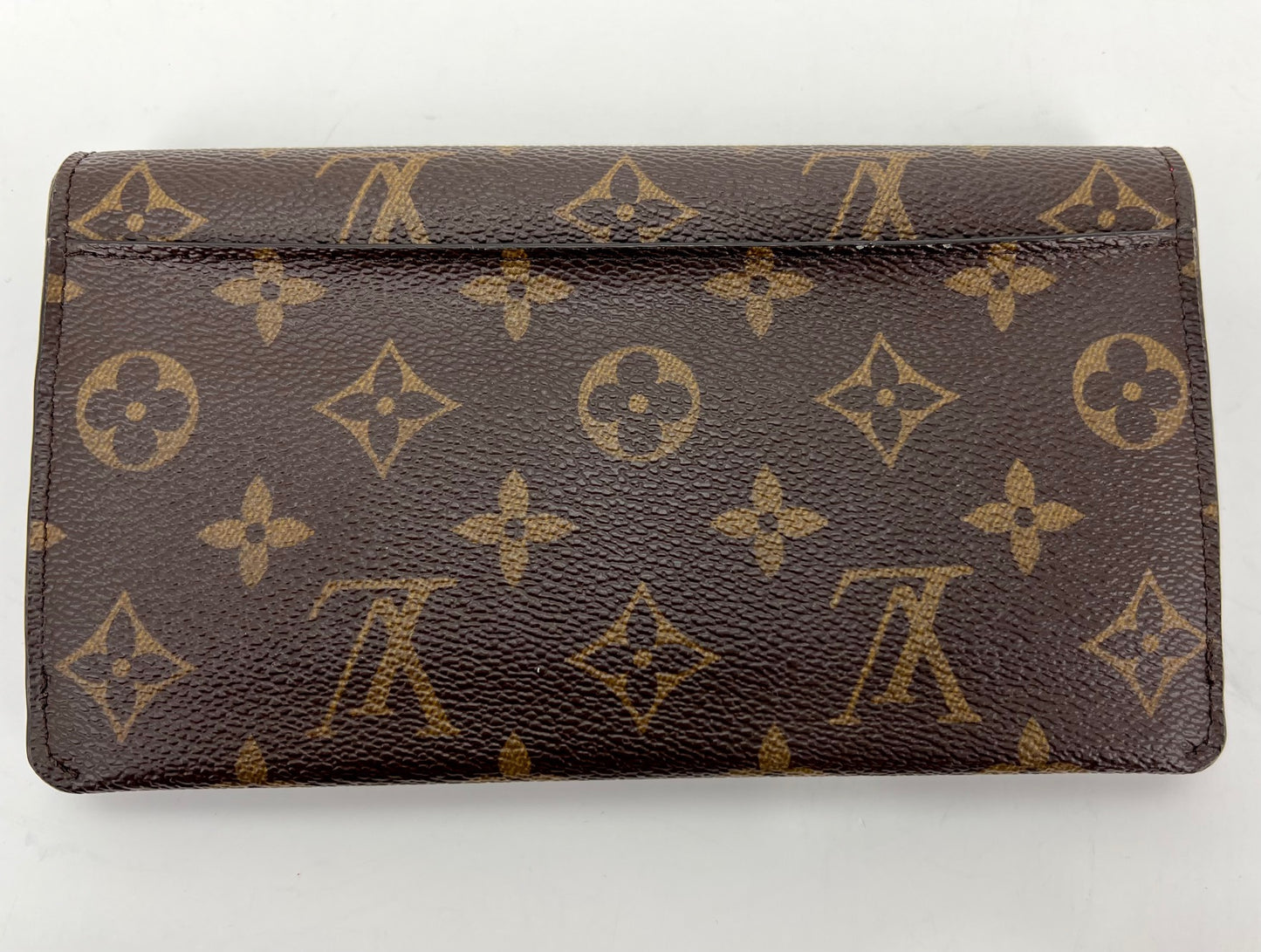 Louis Vuitton - Authenticated Jeanne Wallet - Leather Brown Plain for Women, Very Good Condition