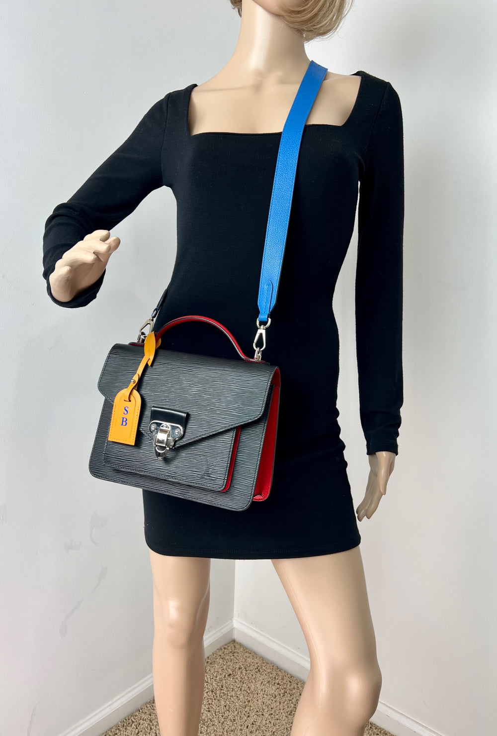 Authentic Louis Vuitton Noe Noir Epi Shoulder Bag GM