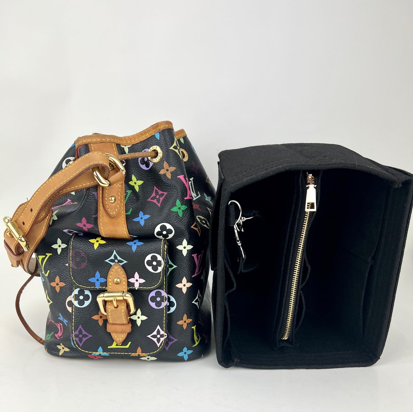 Louis Vuitton Black Multi Color Shoulder Bag Mini