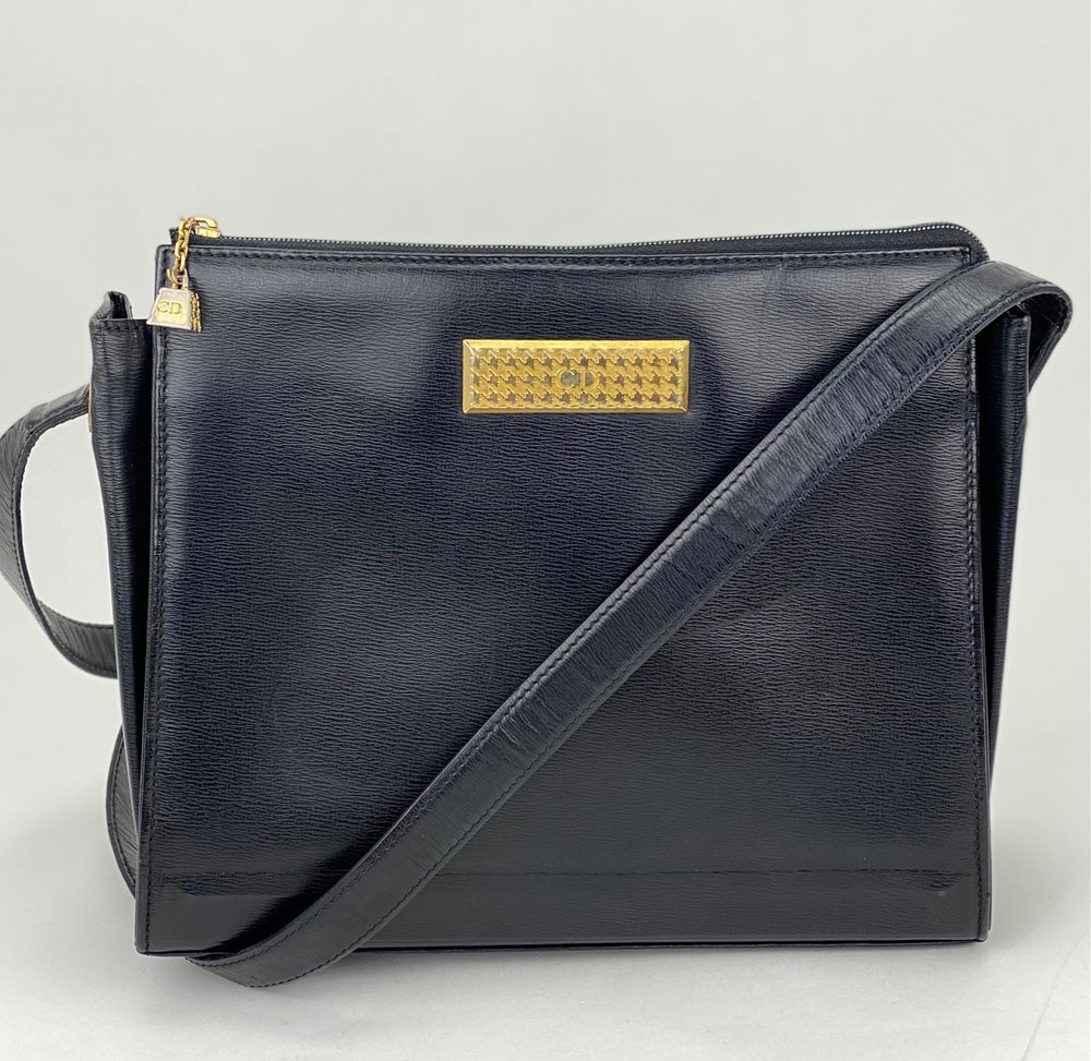 Dior Vintage Oblique Beige Boston 30 Bag at 1stDibs