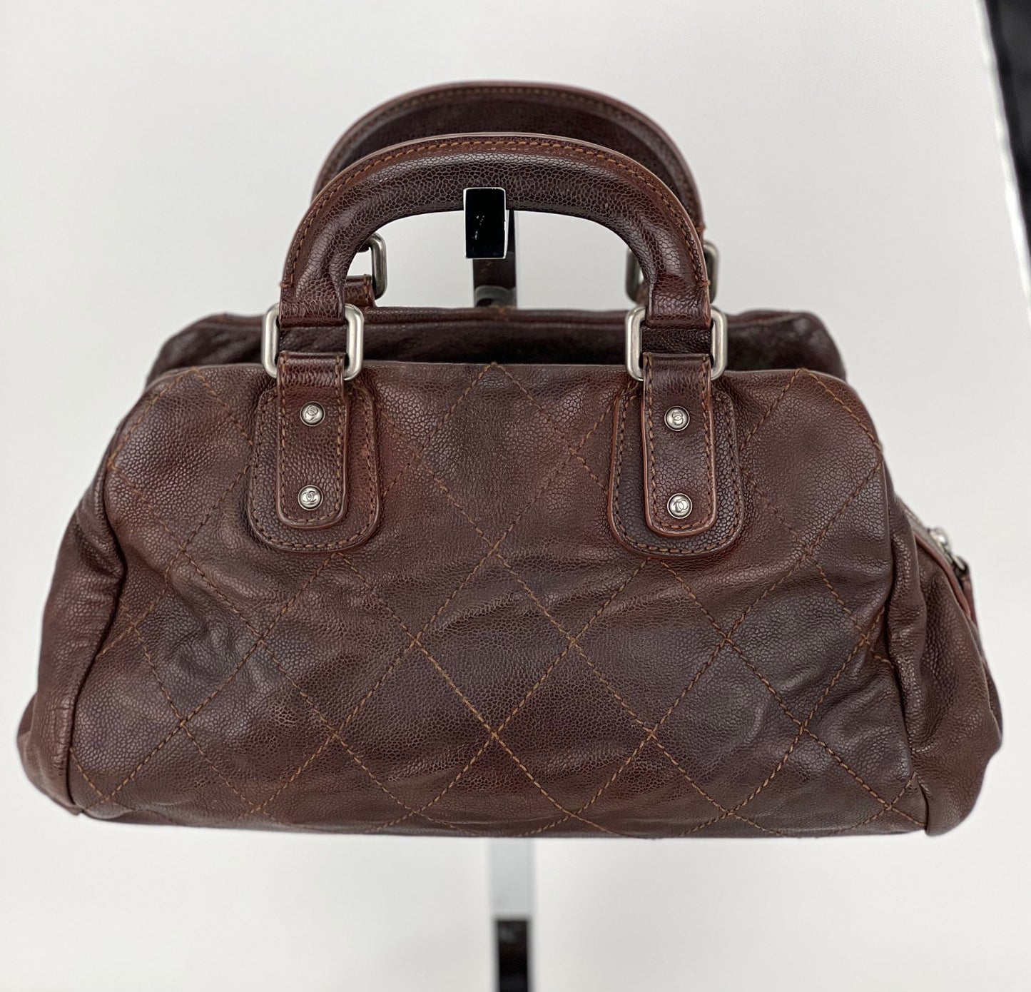 Chanel Outdoor Ligne Doctor Brown Bag Preowned