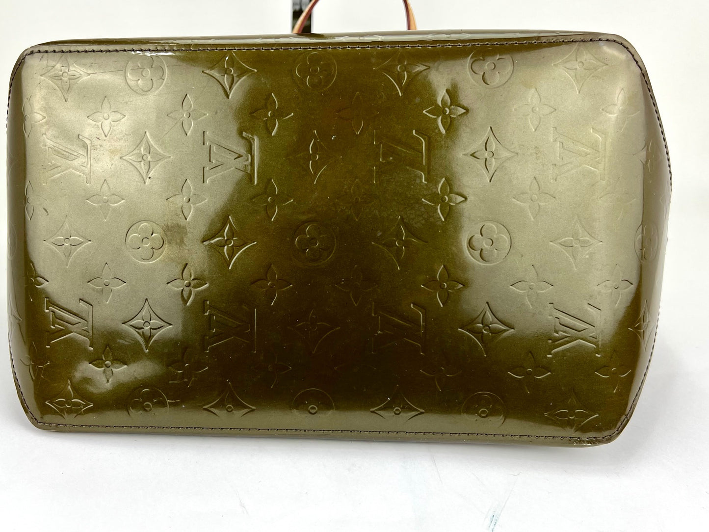 Louis Vuitton Green Monogram Vernis Leather Lexington Pochette (authentic  Pre in Metallic