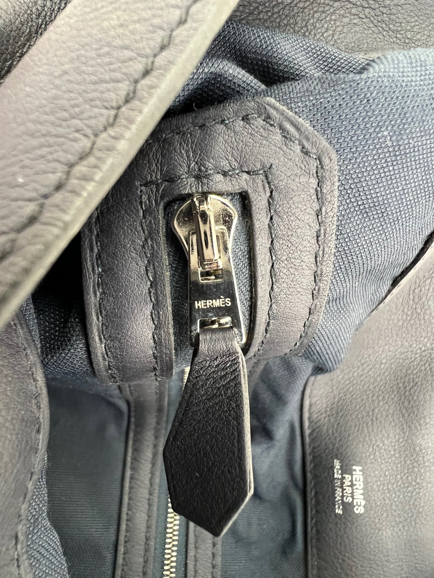 Pre-owned Hermes Cityslide Belt Bag In Grey