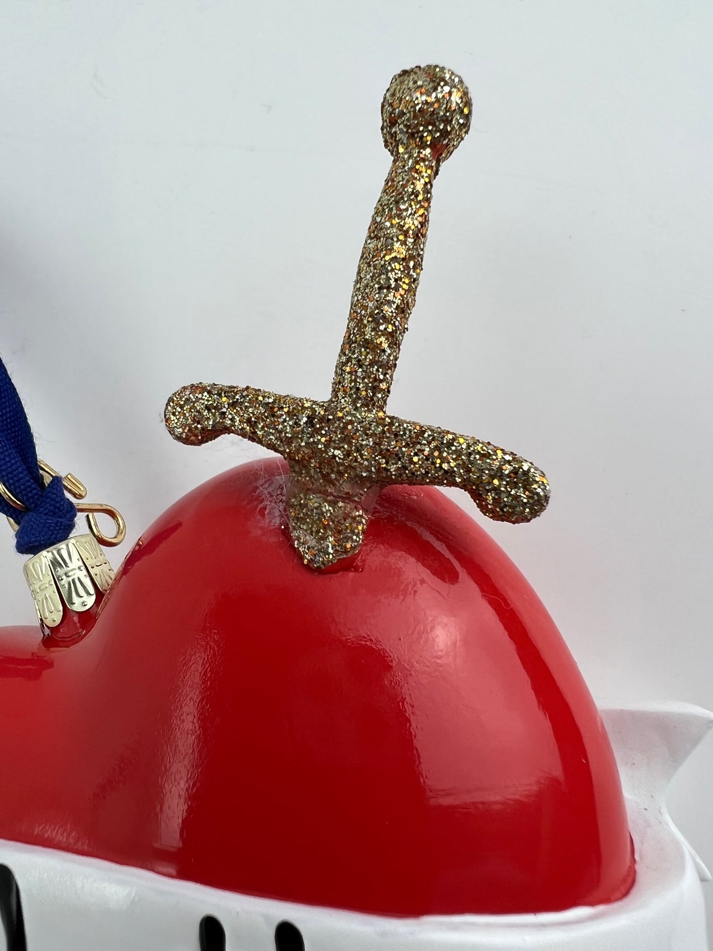 Louis Vuitton Red Heart Ornament with Gold Glitter Sword Preowned –  Debsluxurycloset