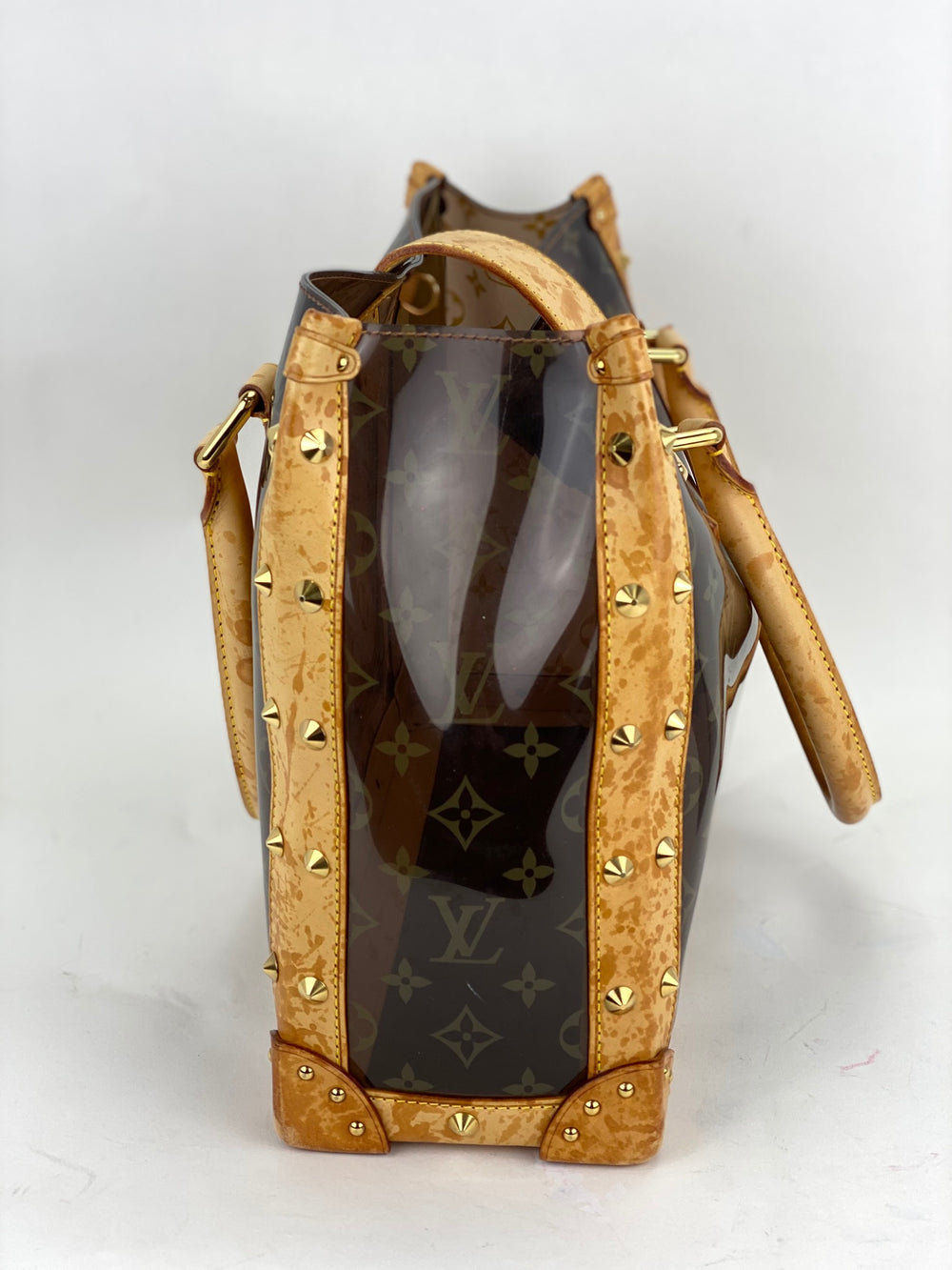Louis Vuitton Clear Monogram Cabas Ambre GM Neo Chain Tote Bag