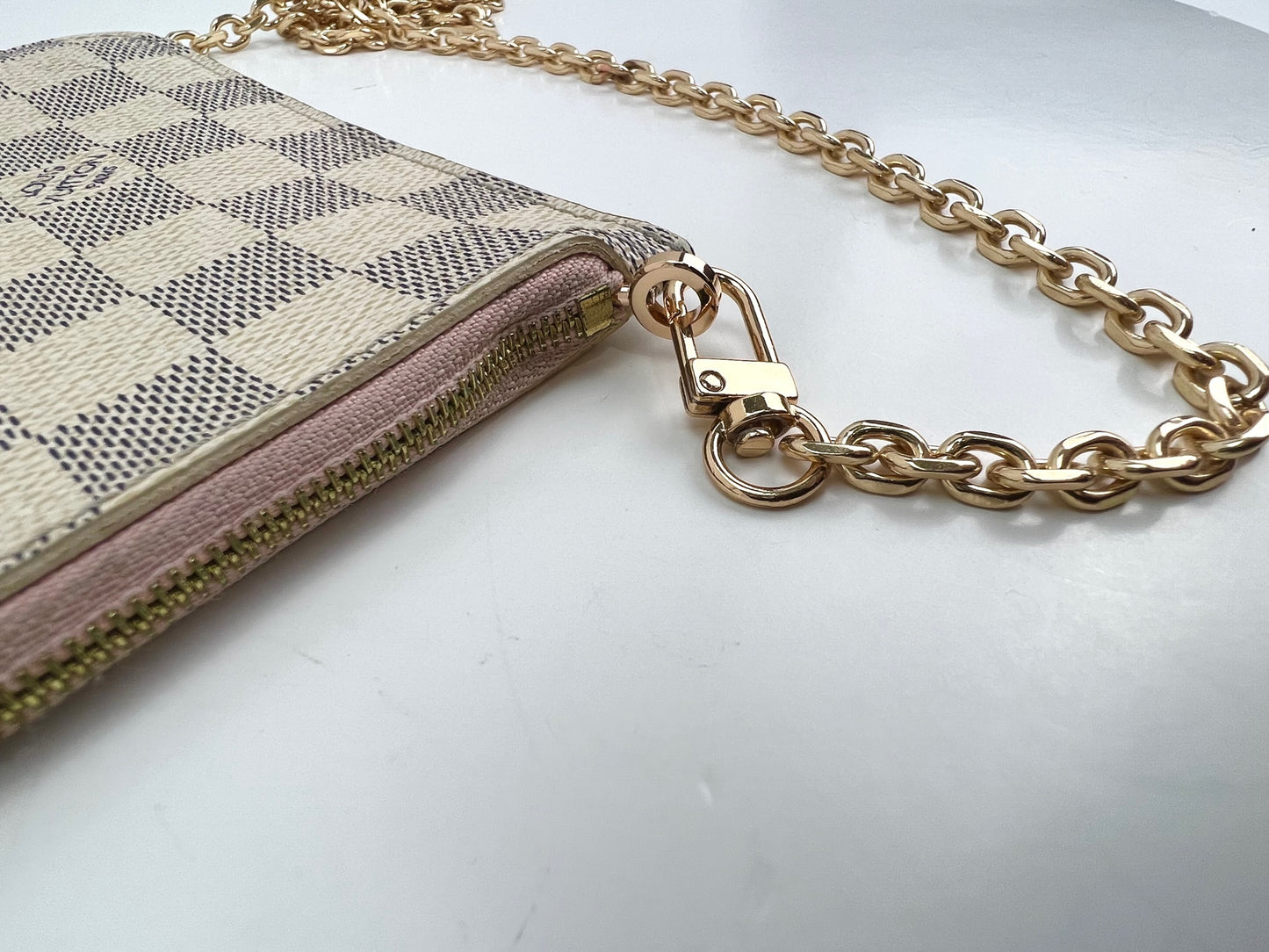 LV Neverfull Bag - Pink Bling Accessories