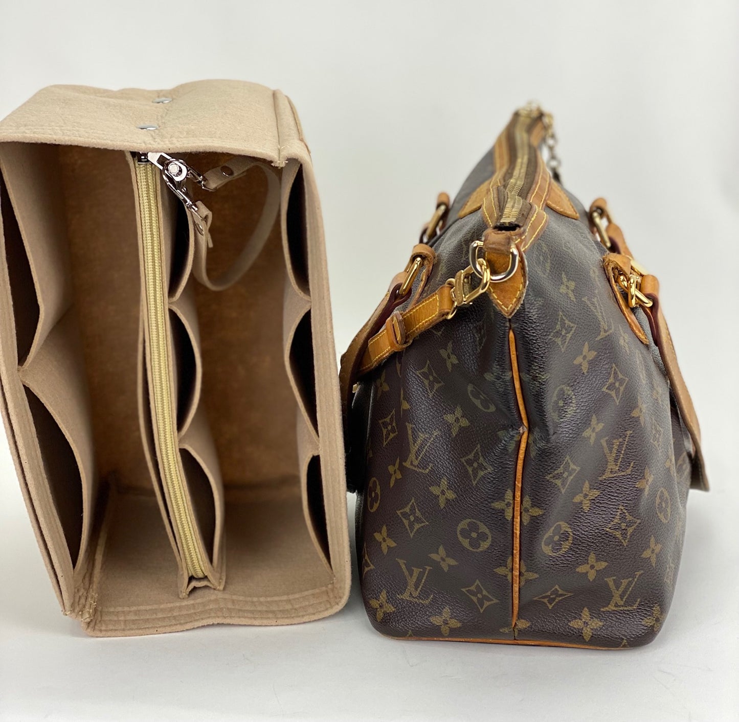 Used Louis Vuitton Tote Bag /Pvc/Brw/Total Pattern/M40145