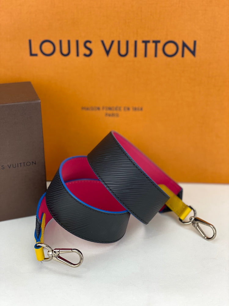 LOUIS VUITTON Leather Beige Bandouliere Shoulder Strap