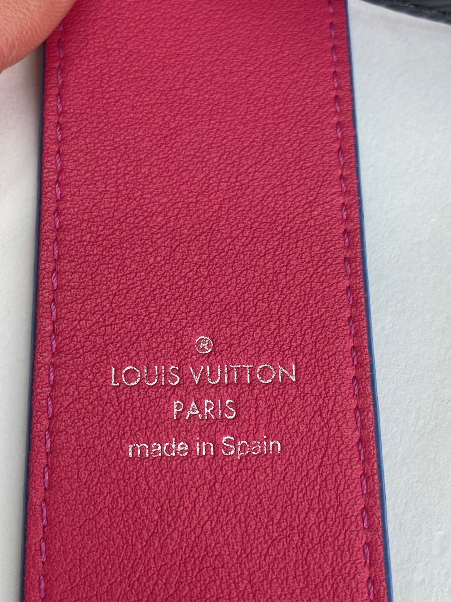 LOUIS VUITTON LEATHER ADJUSTABLE BANDOULIERE STRAP – BLuxe Boutique