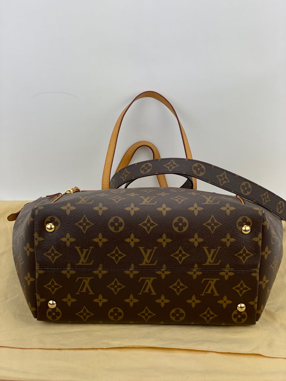 LOUIS VUITTON Tote Bag M50150 Zipped tote Taurillon Clemence/Monogram –