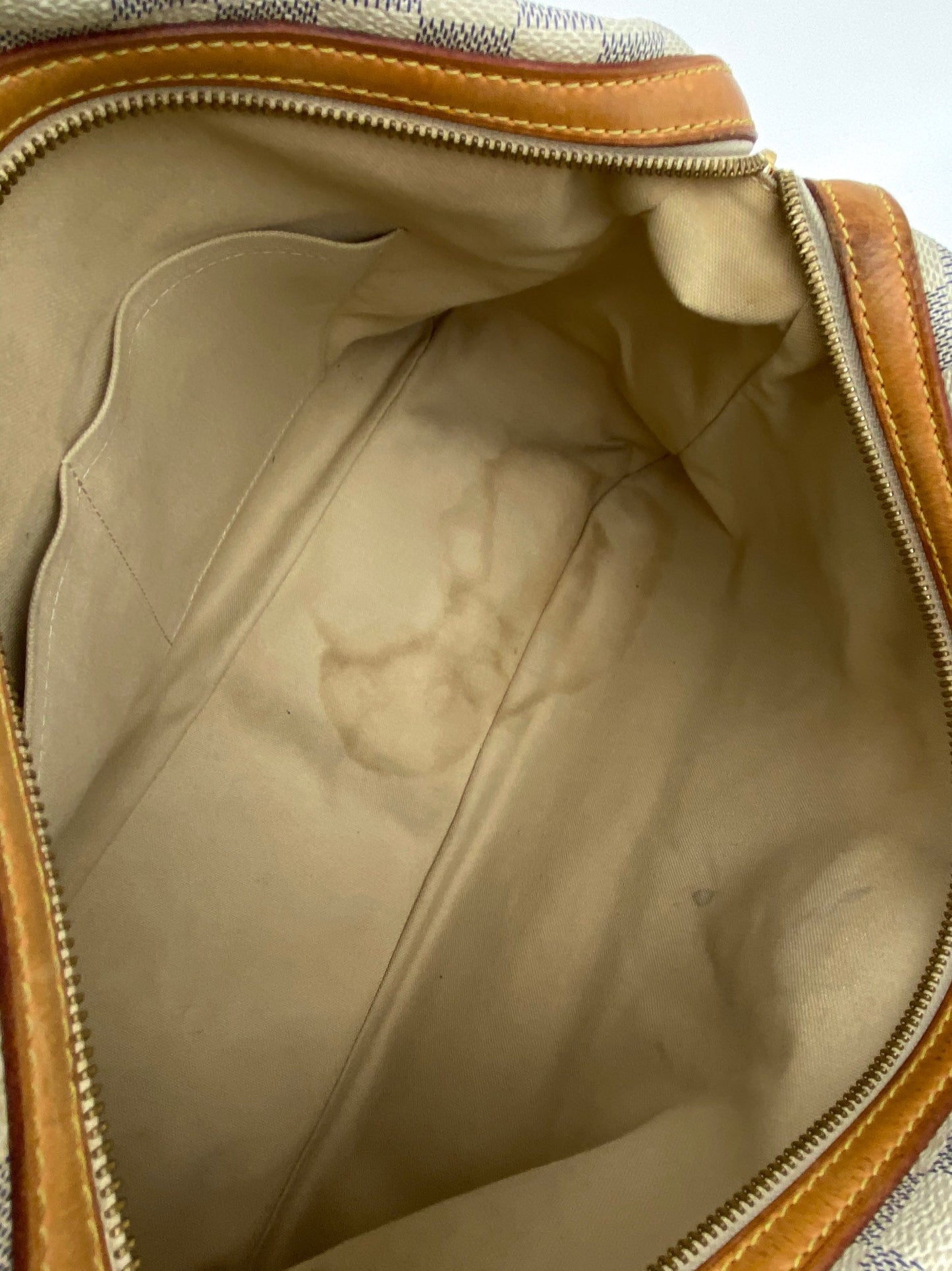 Louis Vuitton Damier Azur Stresa PM Bowler Bag 115lv16