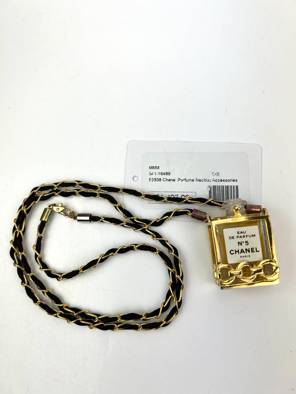 Chanel No. 5 Perfume Bottle Pendant Necklace - Gold-Tone Metal Pendant  Necklace, Necklaces - CHA170996