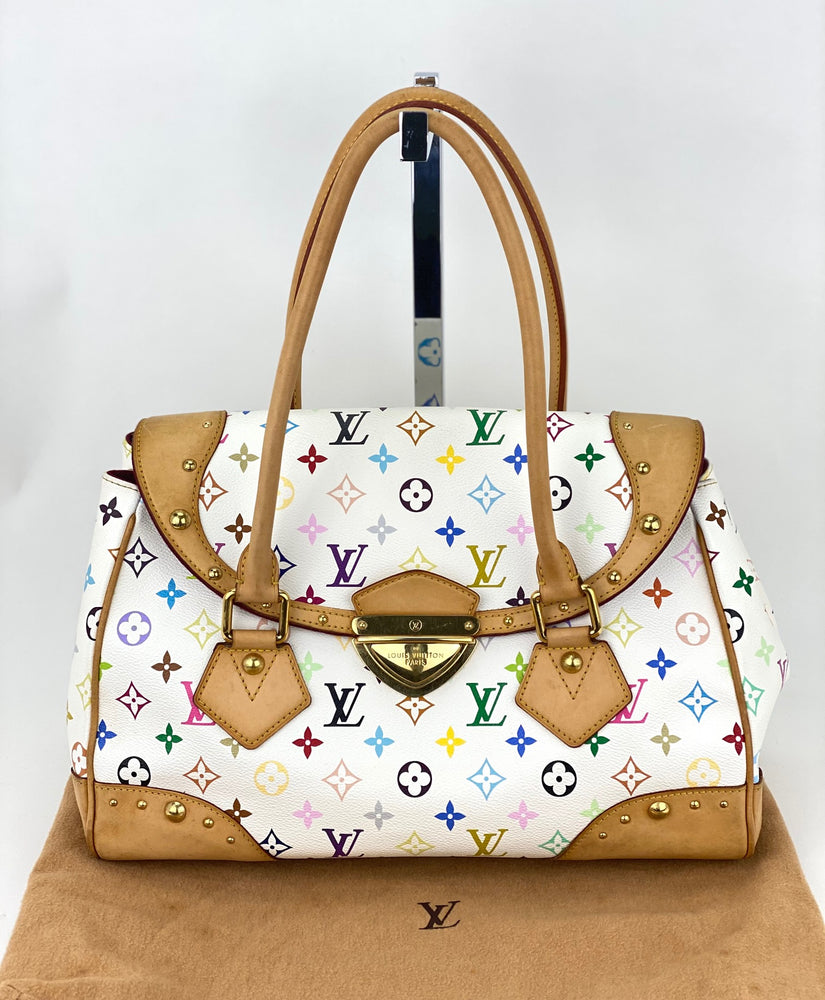 LOUIS VUITTON Bag Beverly GM Shoulder White Monogram Multicolor Shoulder  A854