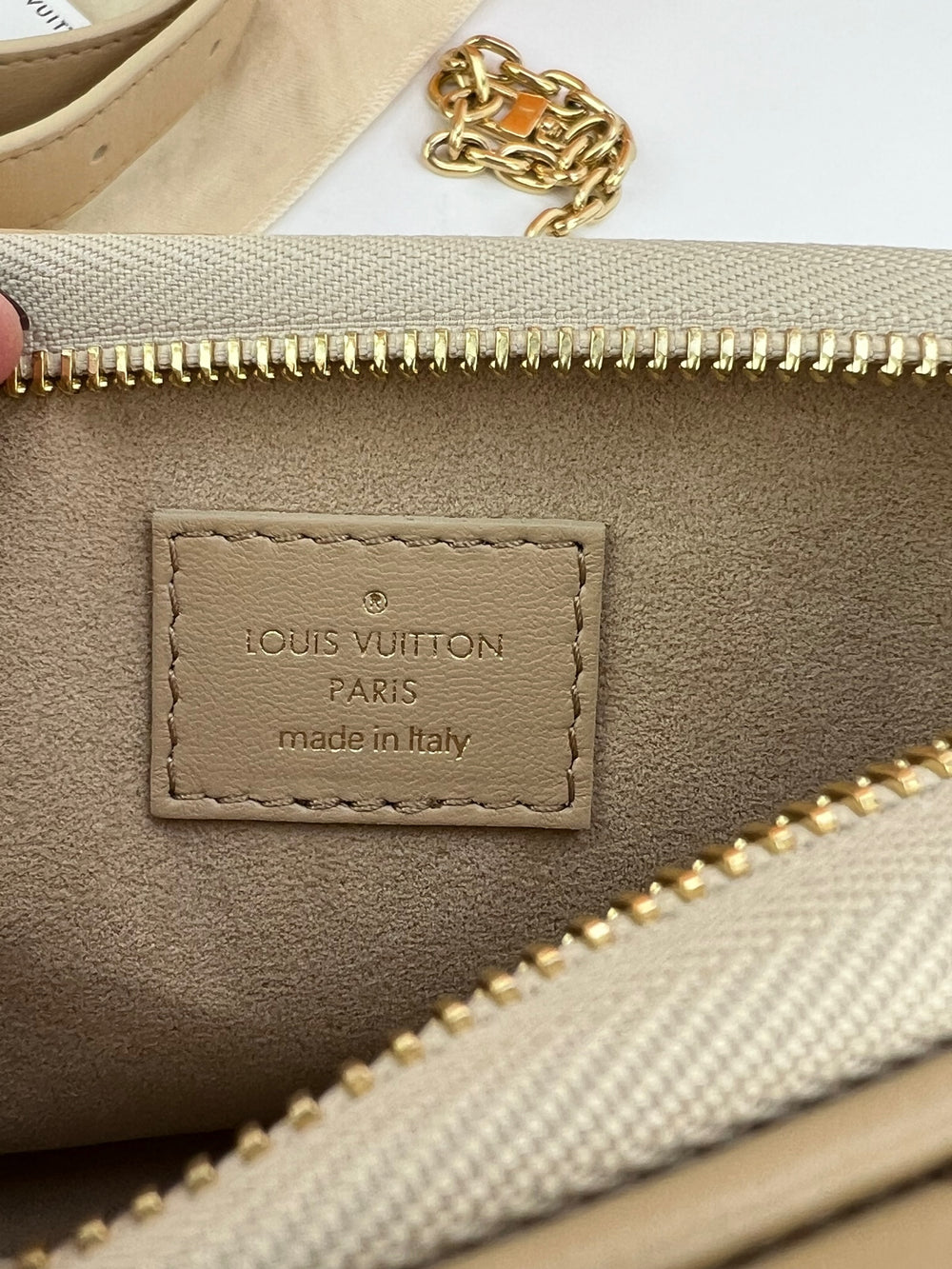 Louis Vuitton Louis Vuitton Bag Pochette Troca Beige Damier Quilt Lamb  Leather Crossbody New on SALE