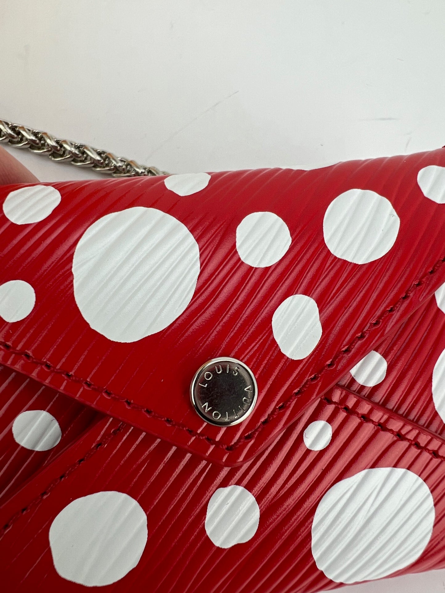 Louis Vuitton KIRIGAMI POCHETTE Small X YK Red Epi Leather Crossbody Bag