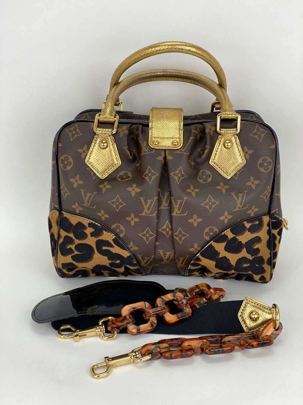 Louis Vuitton, Bags, Red Snake Skin Handle Louis Vuitton