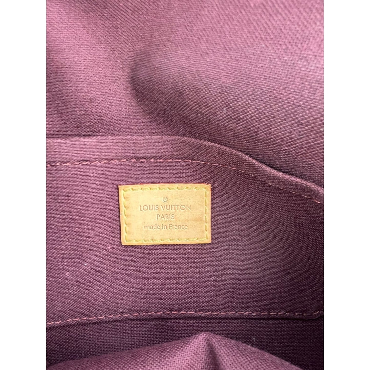  Louis Vuitton, Pre-Loved Purple Monogram Canvas Pallas, Purple  : Luxury Stores