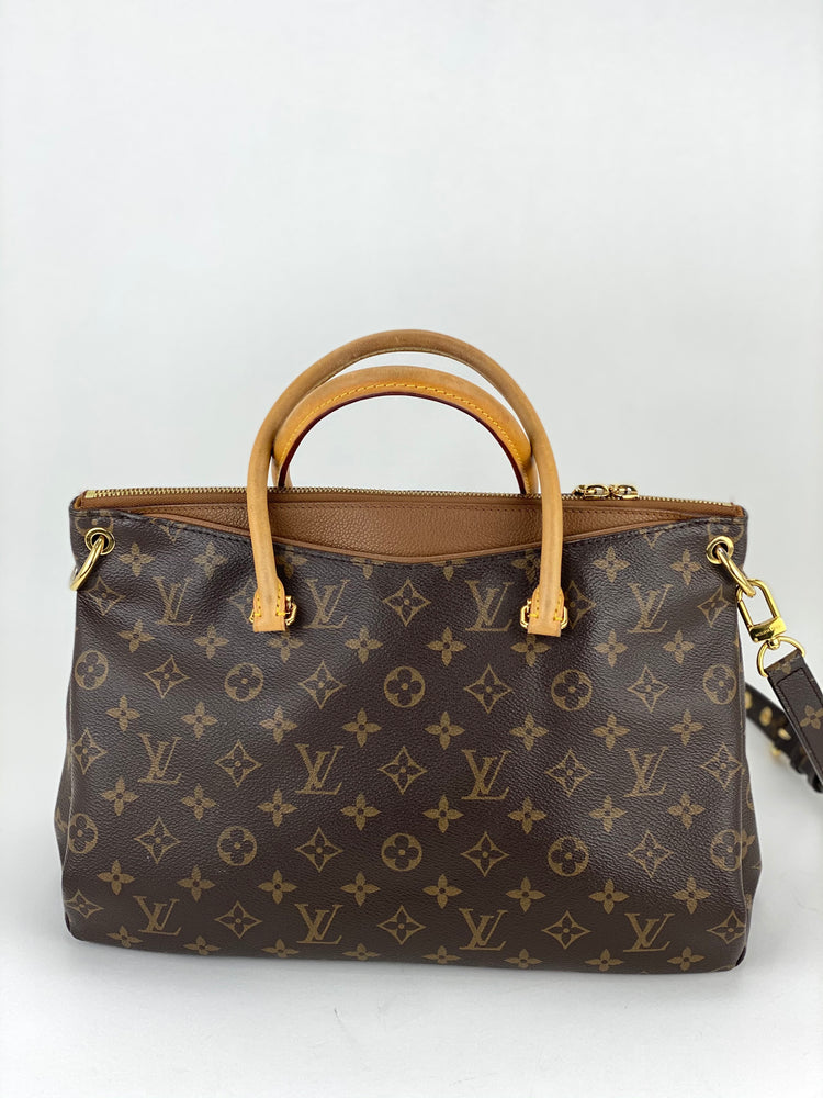 Louis Vuitton, Bags, Louis Vuitton Pallas Shopper Tote Shoulder Bag