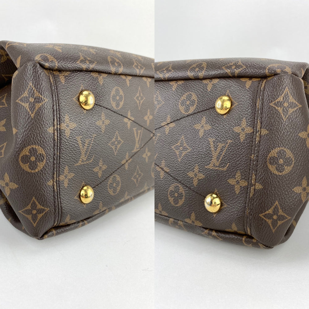 
                  
                    Louis Vuitton  Pallas MM Monogram Canvas & Brown Leather Tote Shoulder Bag Pre owned
                  
                